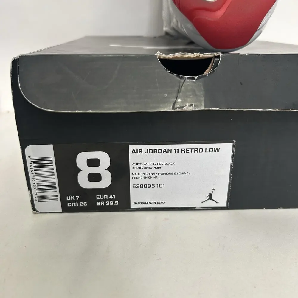 Nike Air Jordan Retro XI Low “Cherry/White Red